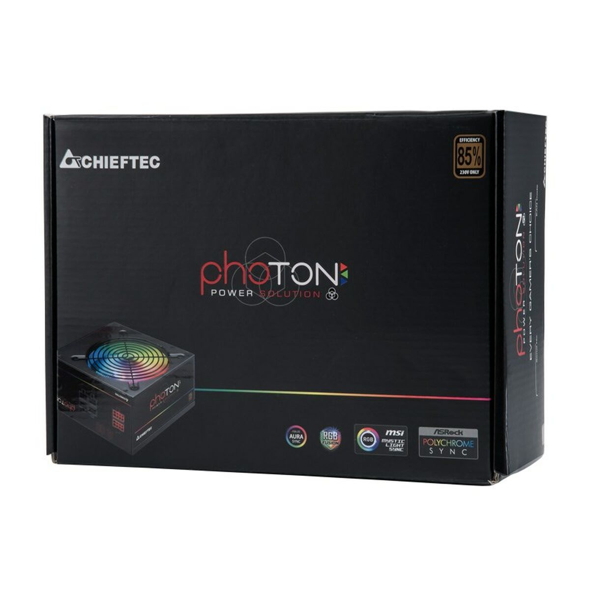 Stromquelle Chieftec CTG-650C-RGB ATX PS/2 650 W