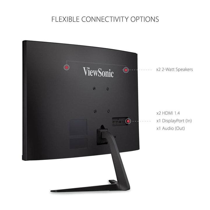 Curved WQHD Gaming Monitor Viewsonic VX2718-PC-MHD 27" 165Hz 1ms Curved