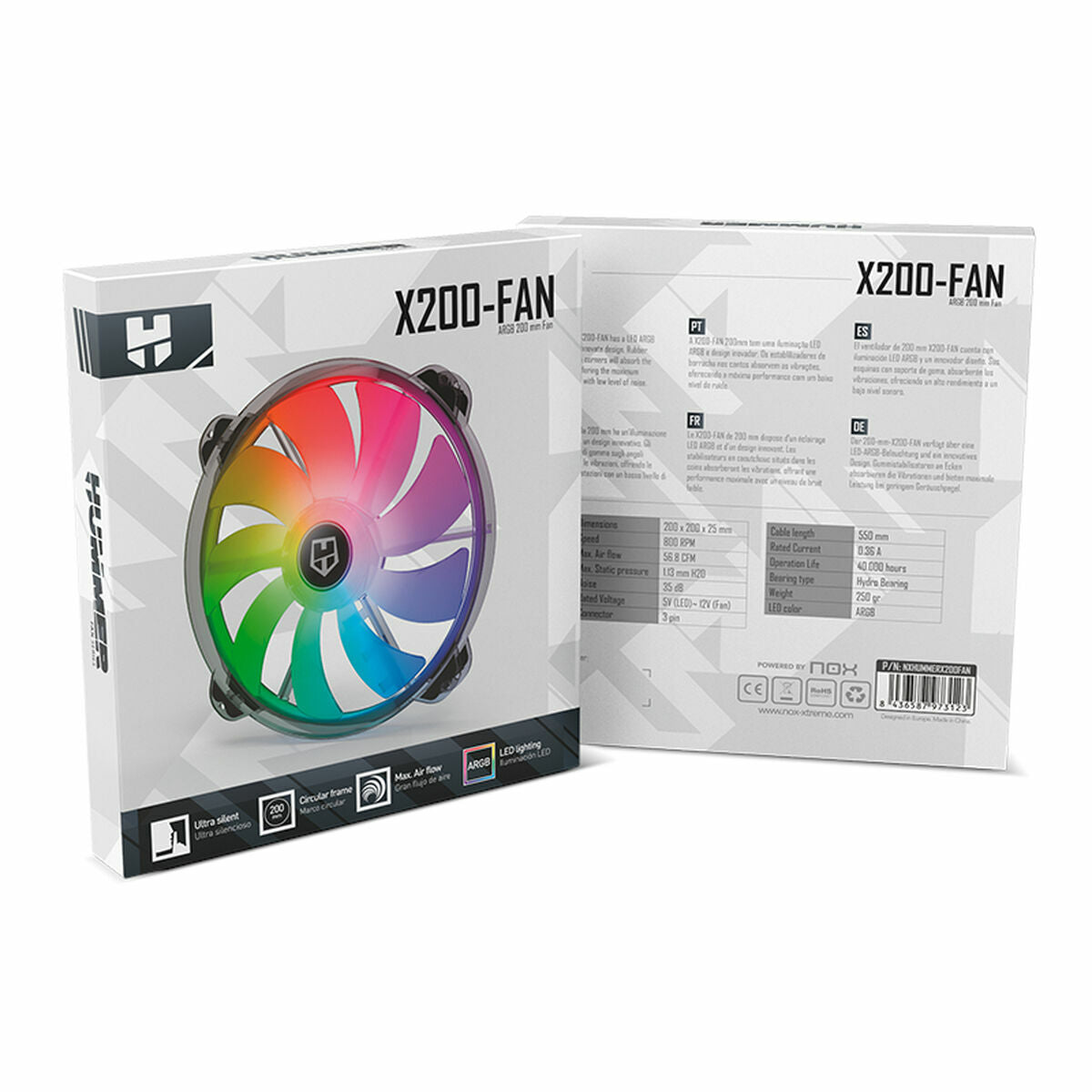 Box Ventilator Nox X200-FAN (1 Stück)