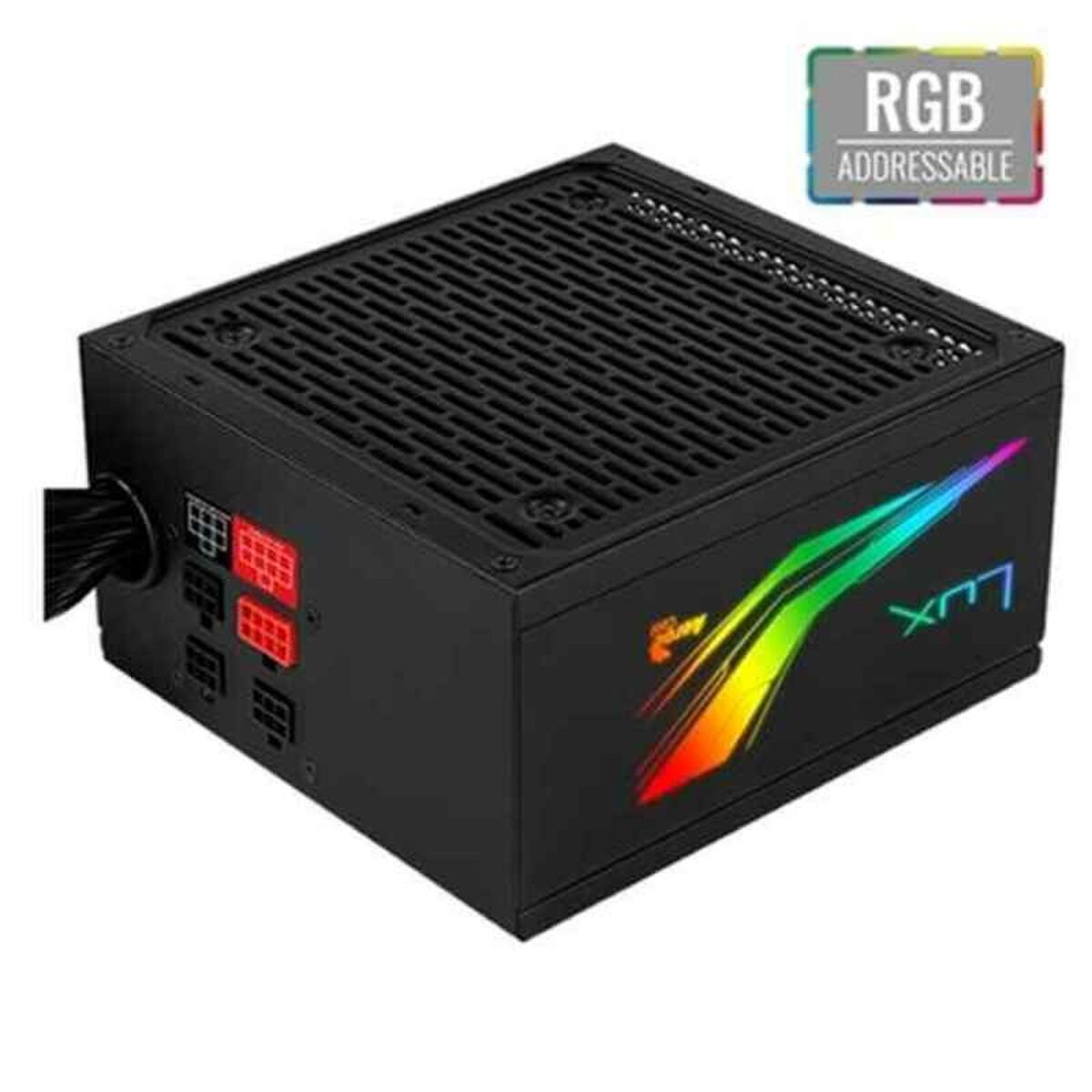 Stromquelle Aerocool LUX RGB 550M ATX 550 W 80 Plus Bronze LED RGB