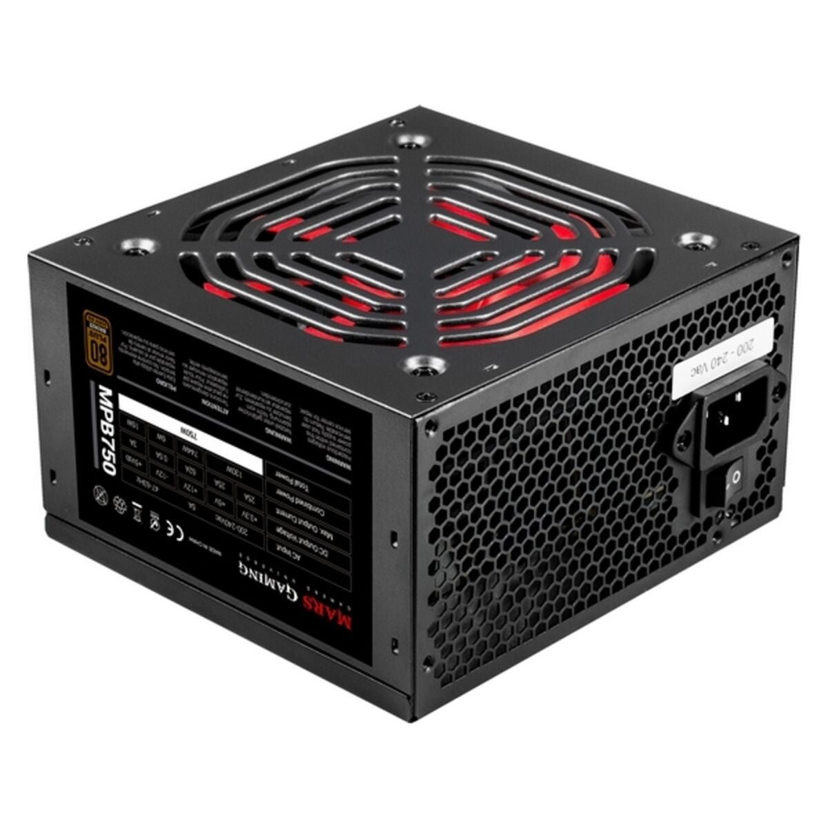 Stromquelle Mars Gaming MPB750 ATX 750W ATX 750 W 6 W 130 W 80 Plus Bronze CE