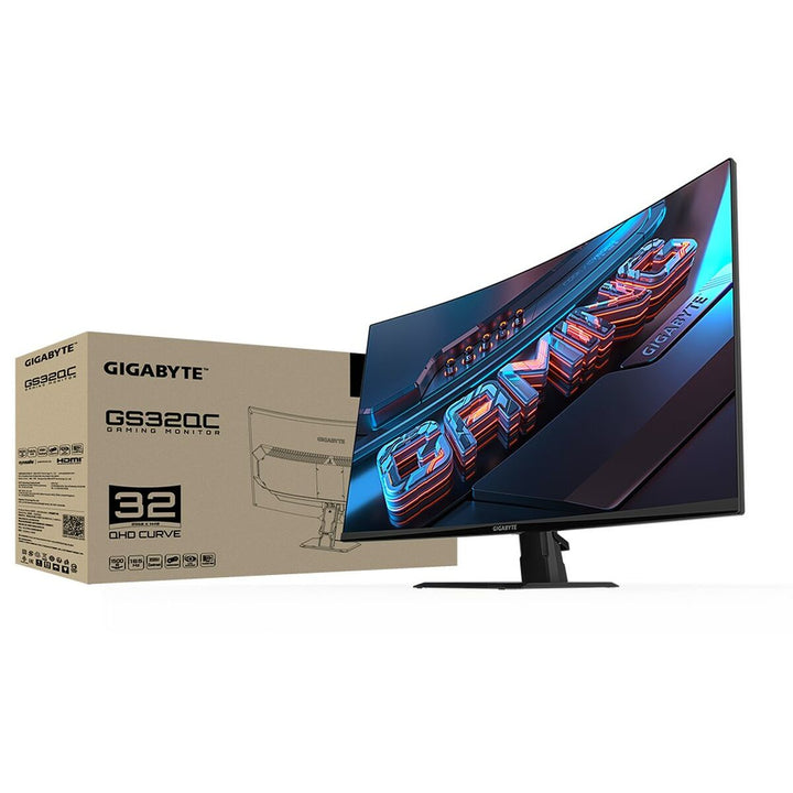 Curved WQHD Gaming Monitor Gigabyte GS32QC 32" 165Hz 5ms Gekrümmt