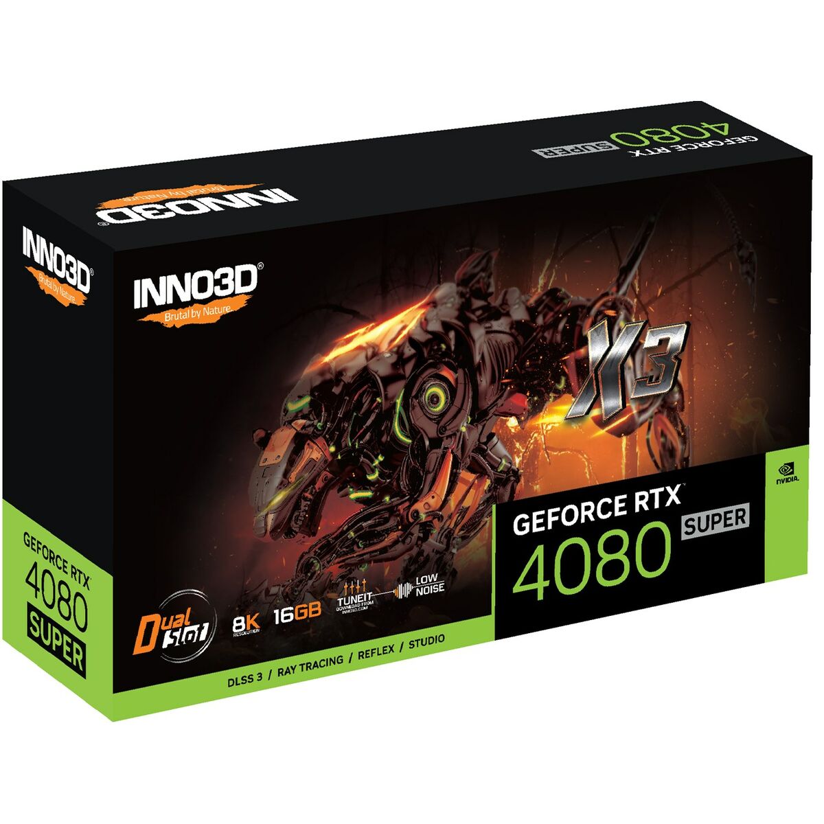 Grafikkarte INNO3D N408S3-166X-18703552 NVIDIA GeForce RTX 4080