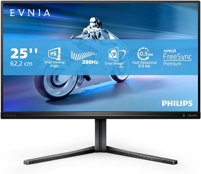 Full HD Gaming Monitor Philips Evnia 25M2N5200P 25" 240Hz 1ms IPS HDR10 Flicker free