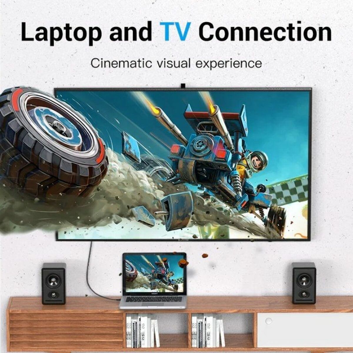 Mini DisplayPort-zu-HDMI-Adapter Vention HAHBG Schwarz 1,5 m