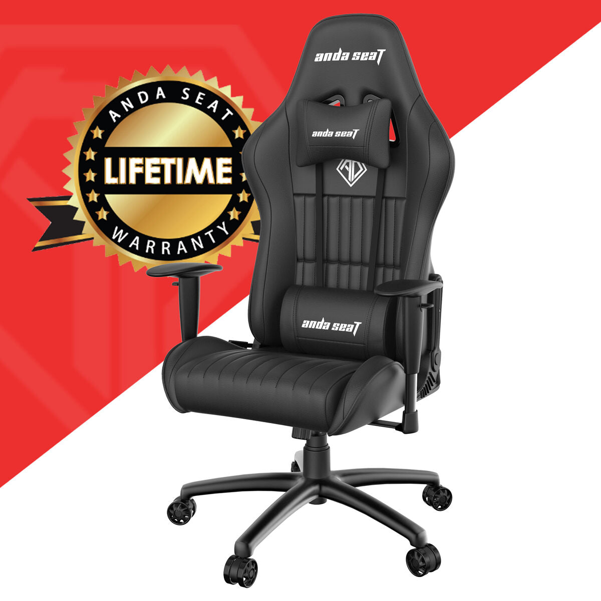 Gaming-Stuhl AndaSeat Jungle Schwarz