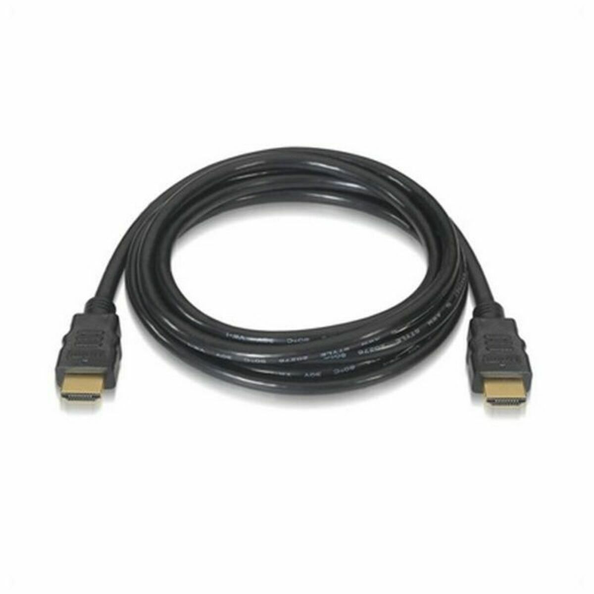 HDMI Kabel NANOCABLE HDMI V2.0, 1m V2.0 4K 1 m Schwarz 1 m