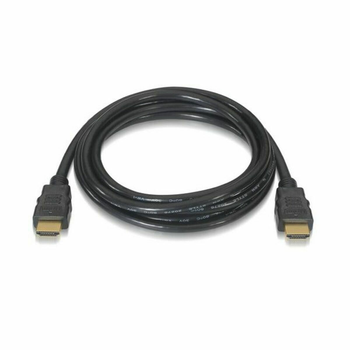 HDMI Kabel NANOCABLE HDMI V2.0, 1m V2.0 4K 1 m Schwarz 1 m