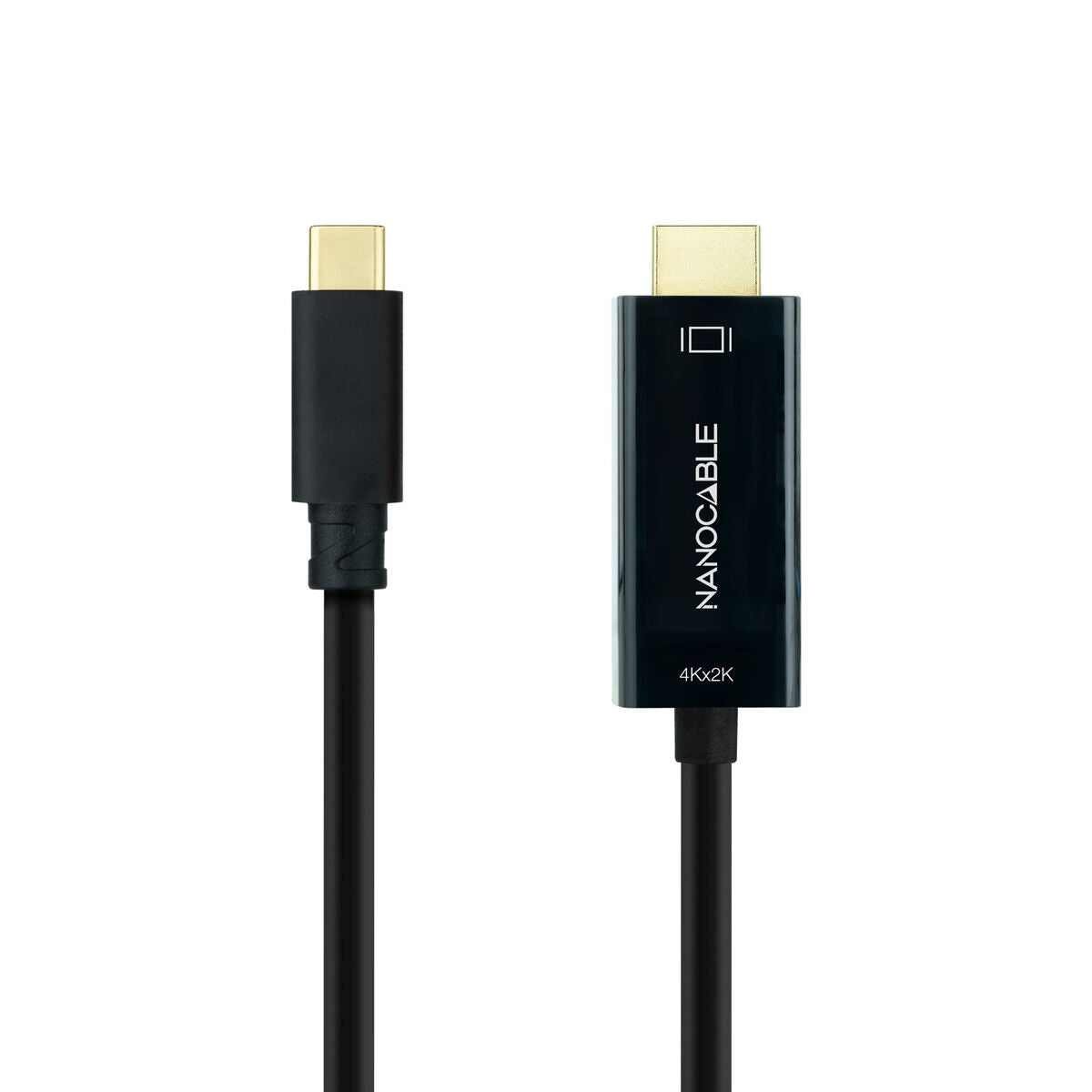 USB-C zu HDMI-Kabel NANOCABLE 10.15.5133 Schwarz 3 m 4K Ultra HD