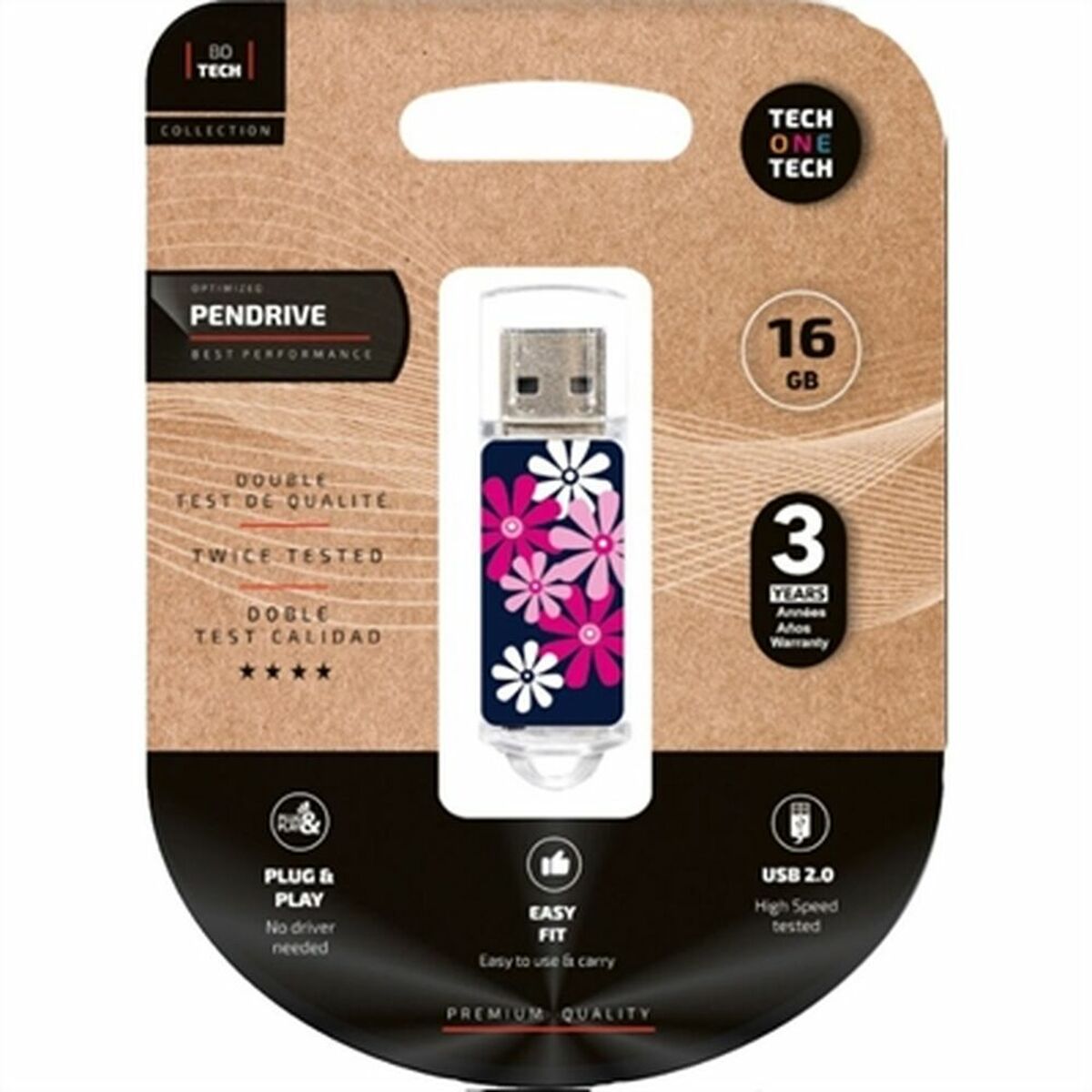 USB Pendrive Tech One Tech TEC4017-16 16 GB