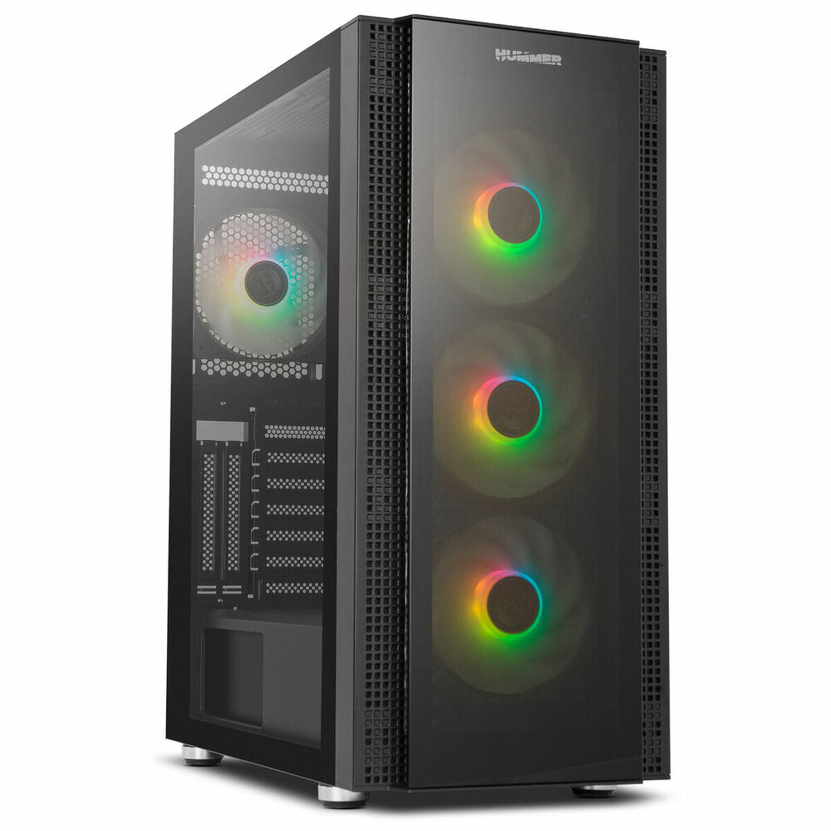 ATX Semi-Tower Gehäuse Nox 1 Schwarz E-ATX