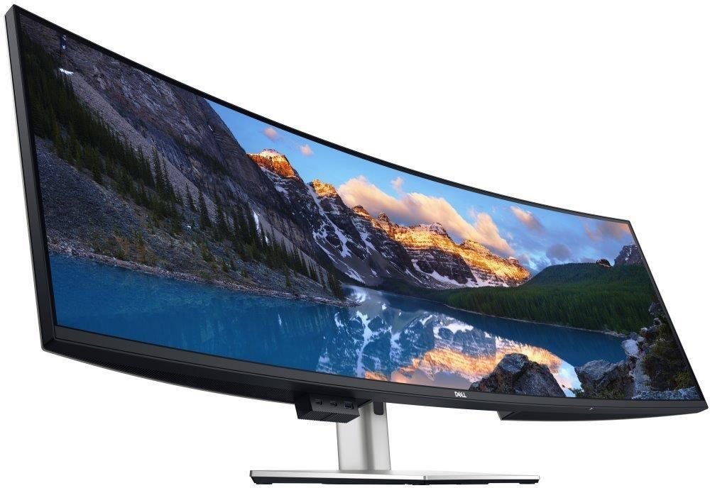 Curved DQHD Monitor Dell UltraSharp U4924DW 49" Silber 5K Ultra HD 5120 x 1440 Pixel Gekrümmt