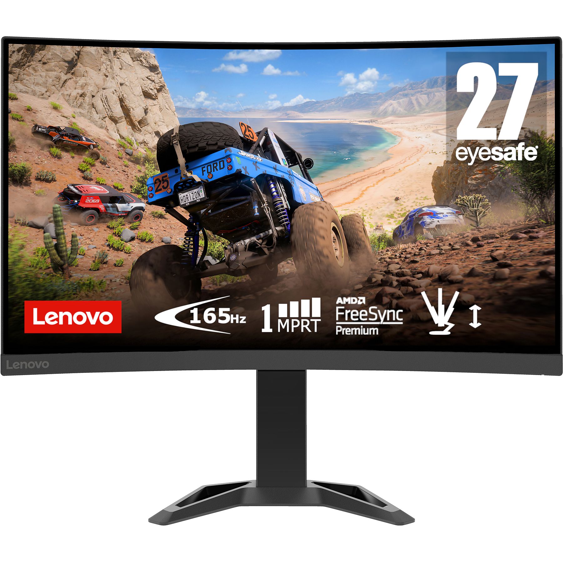 Curved Full HD Gaming Monitor Lenovo G27c-30 27" 165Hz 1ms Gekrümmt