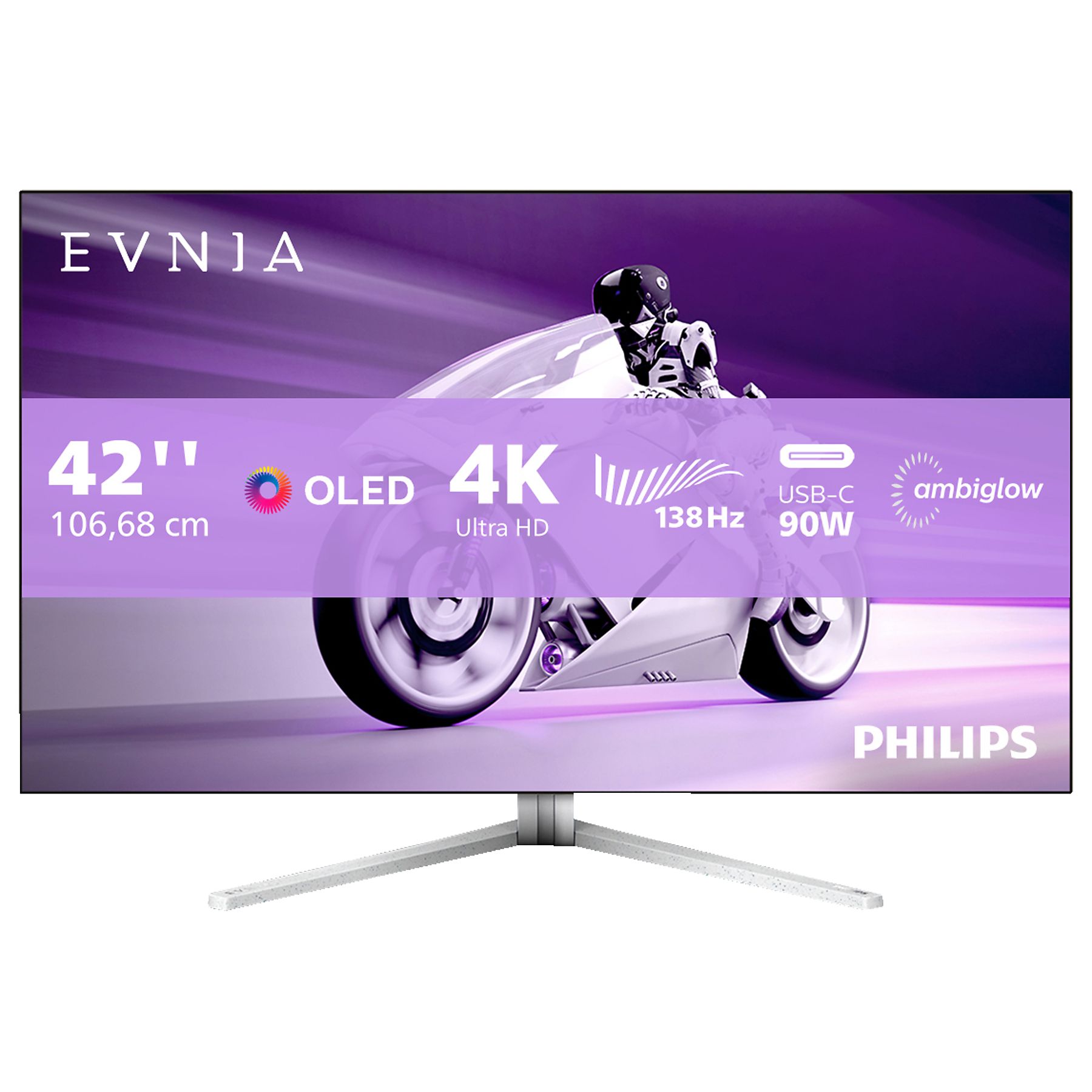 4K Ultra HD Monitor mit Beleuchtung Philips Evnia 42M2N8900 42" 120Hz 0.1ms