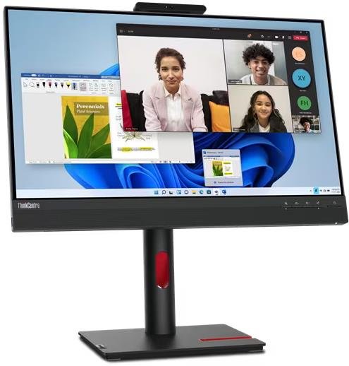 Full HD Monitor mit Touchscreen und Webcam Lenovo ThinkVision TIO24 Gen5 12NBGAT1EU 23.8" LED IPS