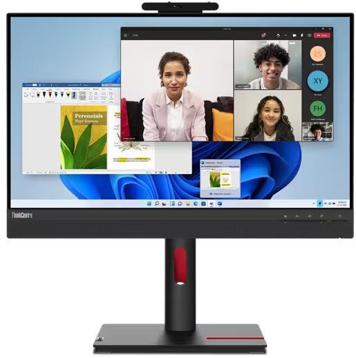 Full HD monitor with touchscreen and webcam Lenovo ThinkVision TIO24 Gen5 12NBGAT1EU 23.8" LED IPS