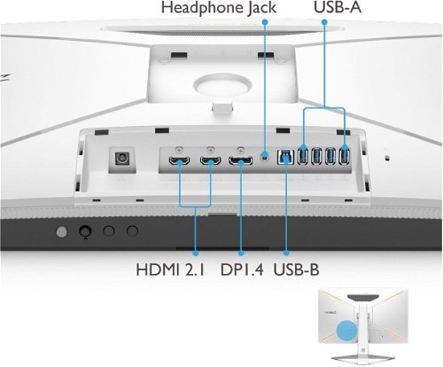 4K Ultra HD Monitor BenQ MOBIUZ EX2710U 27" 144Hz 1ms White