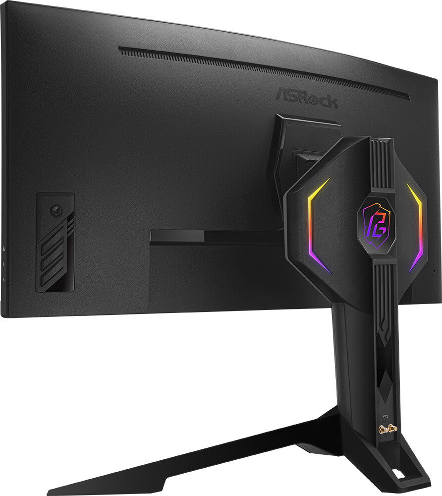 Curved UWQHD Gaming Monitor ASRock Phantom Gaming PG34WQ15R3A 34" 165Hz 4ms VA OLED Flicker free Curved