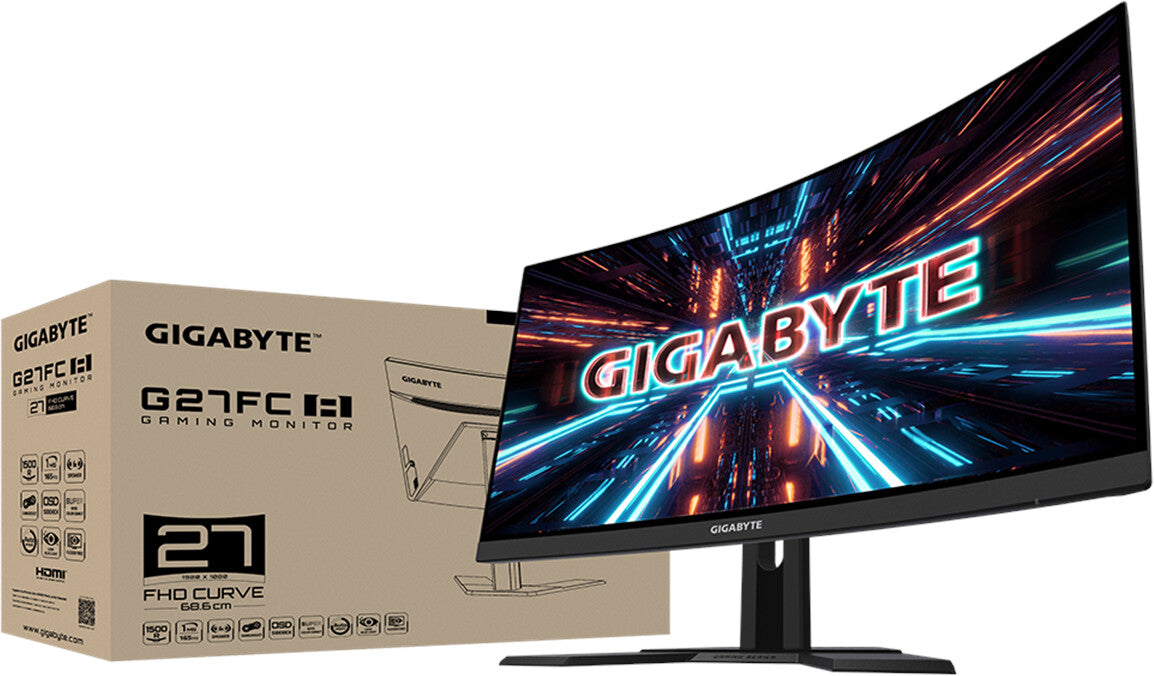 Curved Full HD Gaming Monitor Gigabyte G27FC A 27" 1ms 165Hz IPS FHD Gekrümmt