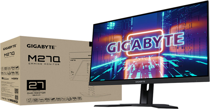 WQHD Gaming Monitor Gigabyte M27Q 27" 1ms 170Hz LED Flicker free