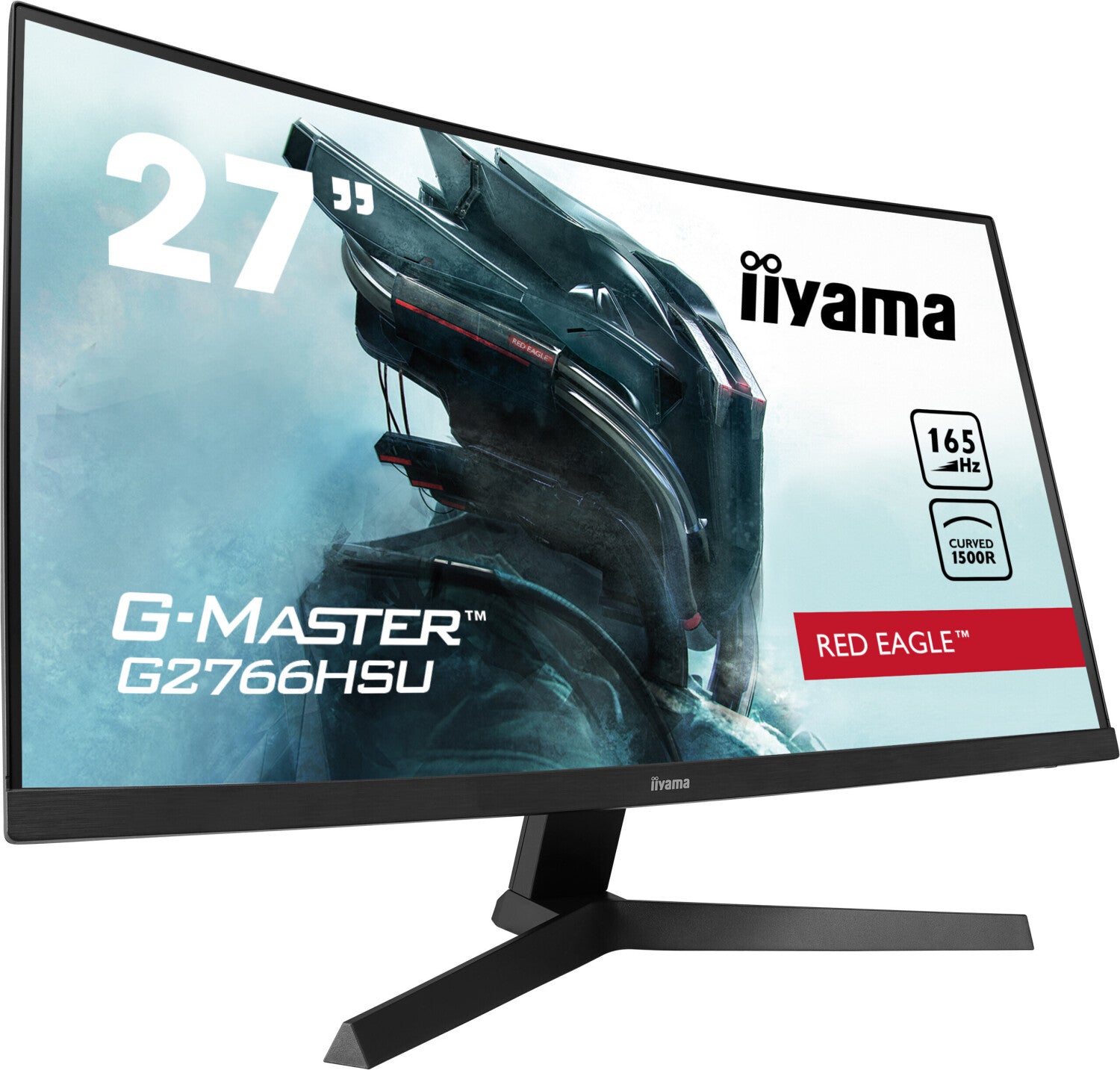 Curved Full HD Gaming Monitor Iiyama G-Master G2766HSU-B1 27" 1ms 165Hz LED VA AMD FreeSync Flicker free Curved