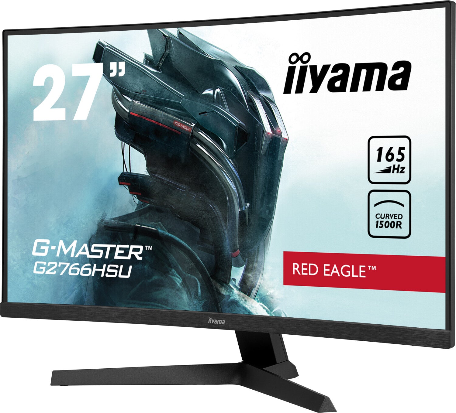 Curved Full HD Gaming Monitor Iiyama G-Master G2766HSU-B1 27" 1ms 165Hz LED VA AMD FreeSync Flicker free Curved