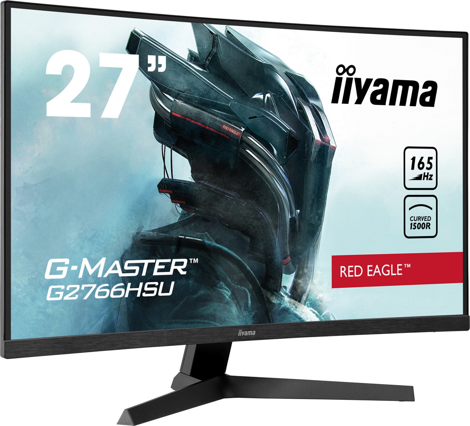 Curved Full HD Gaming Monitor Iiyama G-Master G2766HSU-B1 27" 1ms 165Hz LED VA AMD FreeSync Flicker free Curved