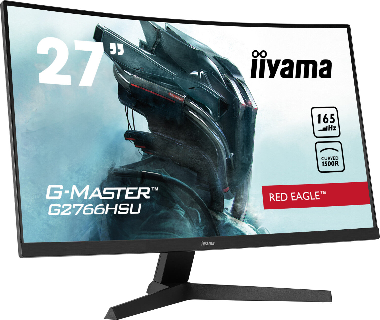 Curved Full HD Gaming Monitor Iiyama G-Master G2766HSU-B1 27" 1ms 165Hz LED VA AMD FreeSync Flicker free Curved