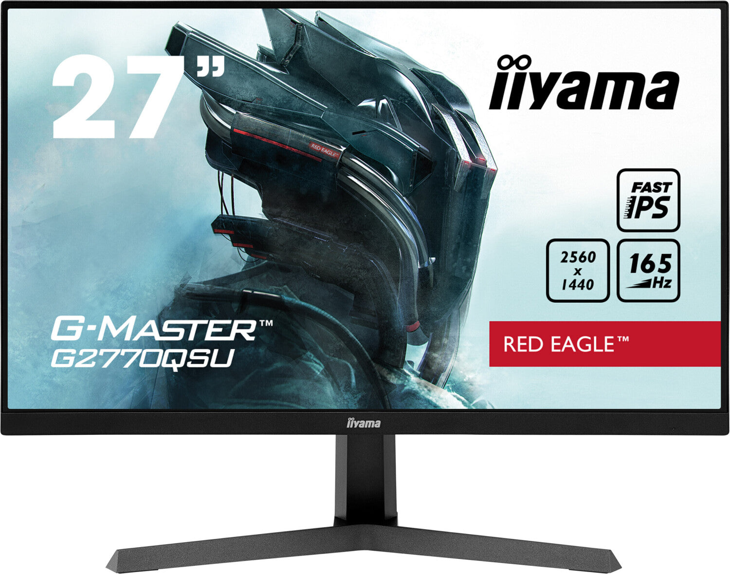 WQHD Gaming Monitor Iiyama G2770QSU-B1 27" 165Hz 0.5ms IPS LED LCD Flicker free