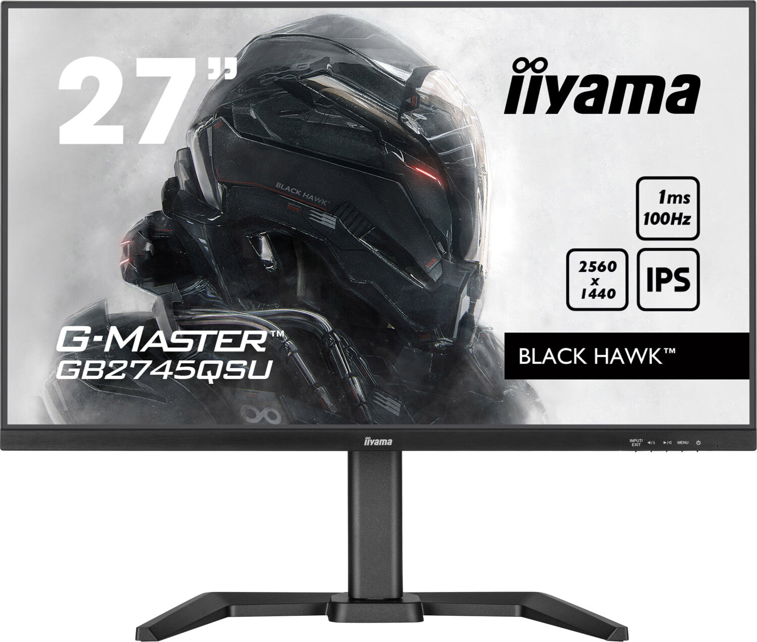 WQHD Monitor Iiyama G-Master GB2745QSU-B1 27" 100Hz 1ms