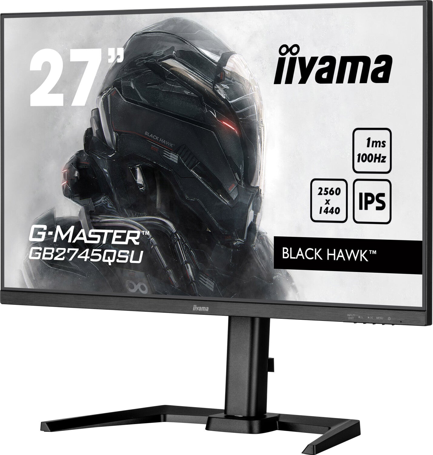 WQHD Monitor Iiyama G-Master GB2745QSU-B1 27" 100Hz 1ms