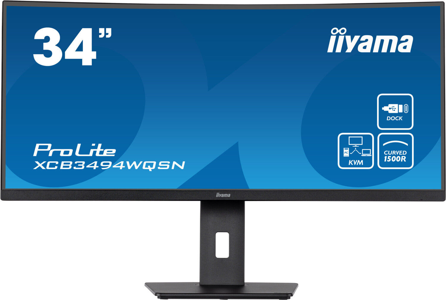 Curved UWQHD Monitor Iiyama ProLite XCB3494WQSN-B5 34" 0.4ms 120Hz Gekrümmt