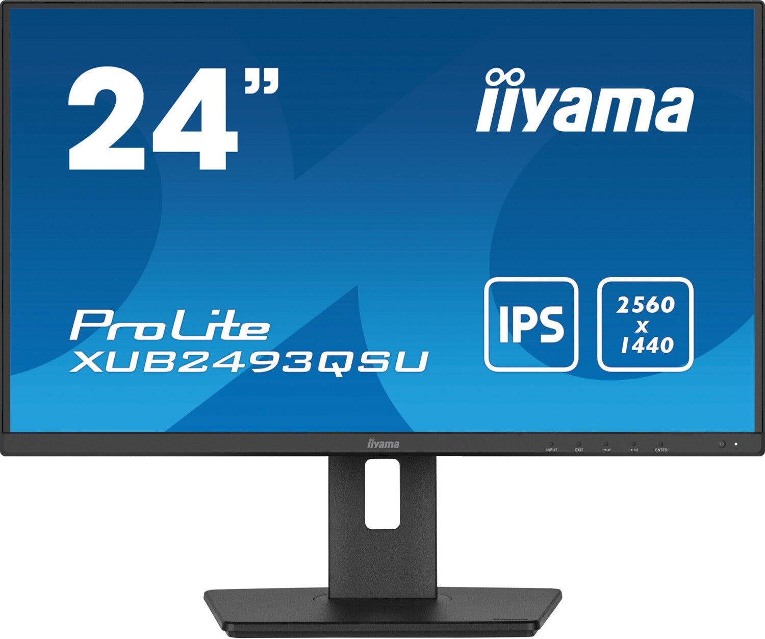 WQHD Monitor Iiyama ProLite XUB2493QSU-B5 23.8" LED IPS Flicker free