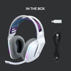 Kabelloses Funk Gaming Headset mit Mikrofon Logitech G733 weiß