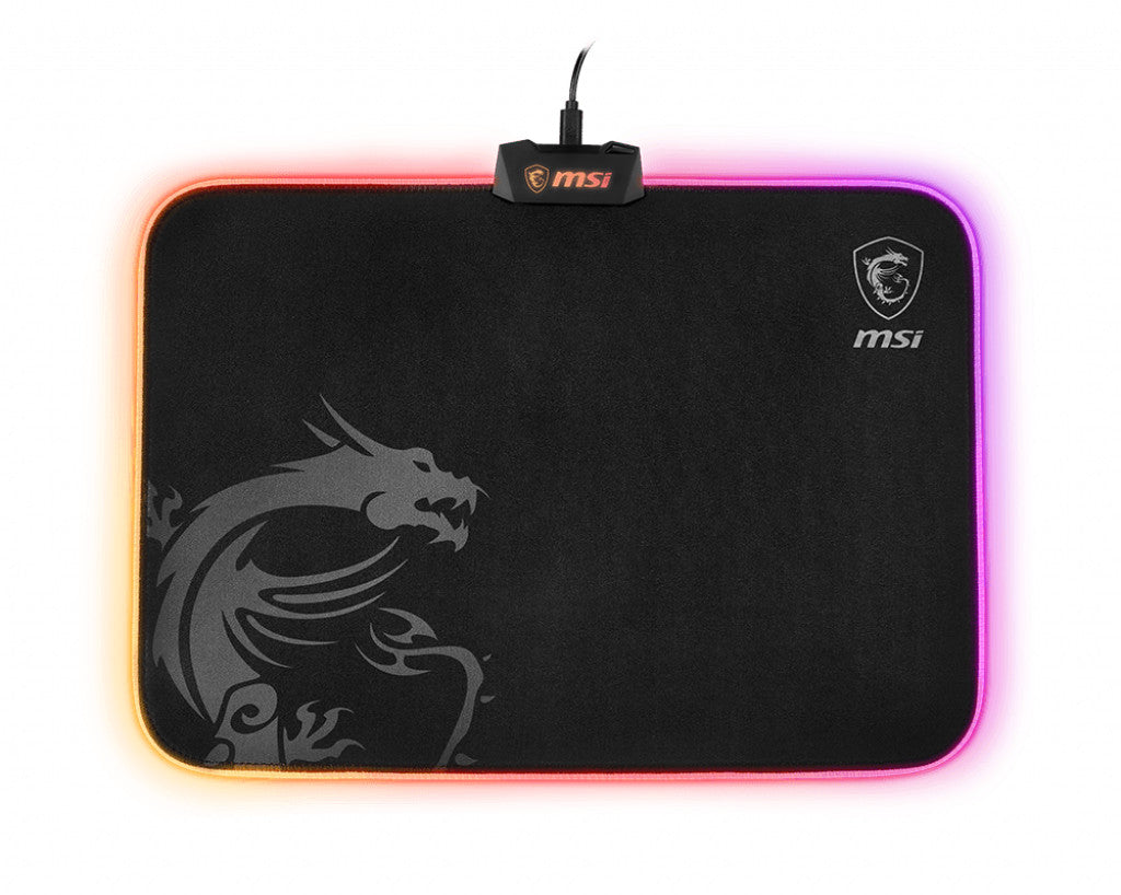 Gaming mouse pad with lighting MSI AGILITY GD60 Black (38.6 x 29 cm)