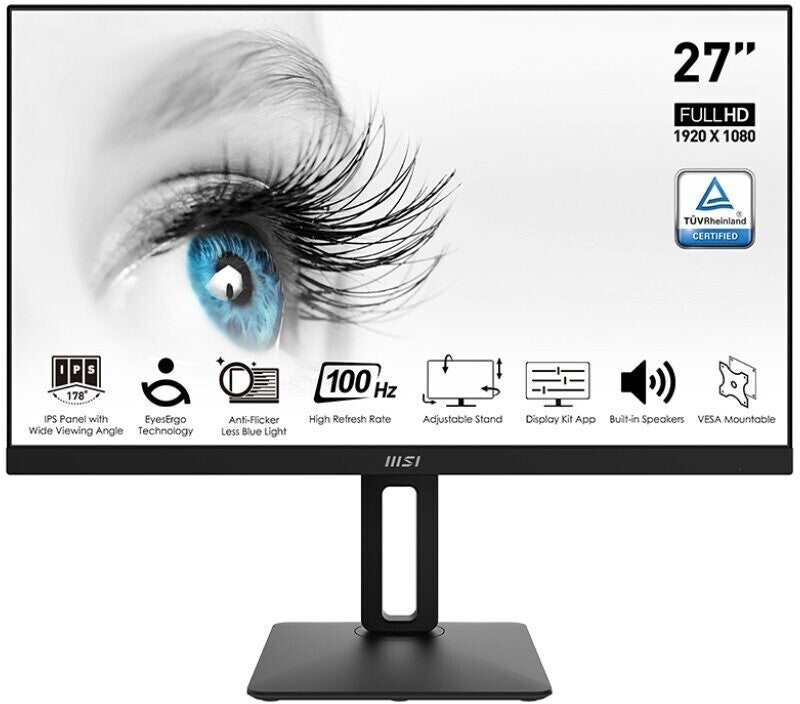 Full HD Monitor MSI PRO MP271A 27" 100Hz