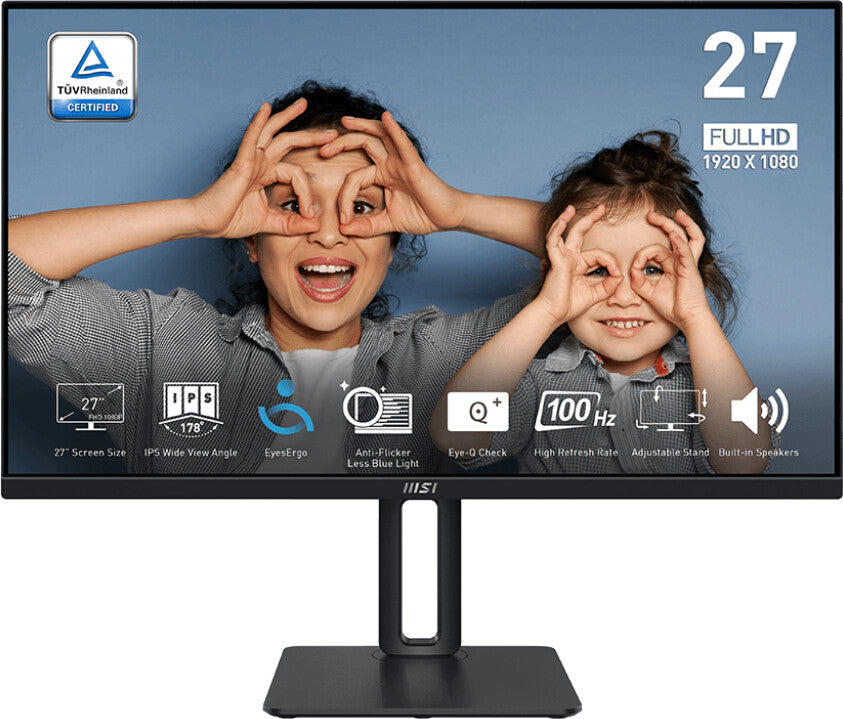 Full HD Monitor MSI PRO MP275P 27" 100Hz 1ms