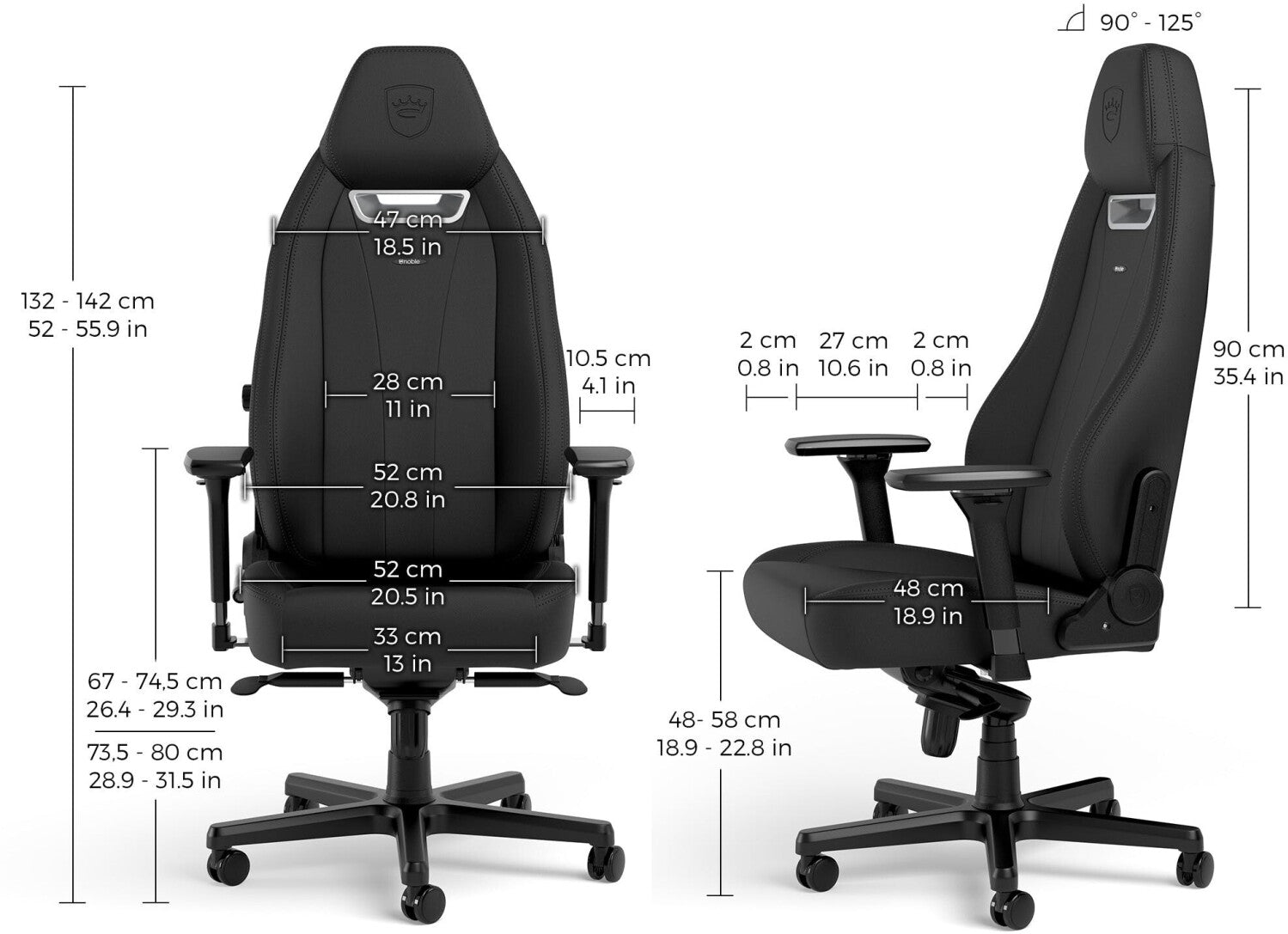 Gaming chair Noblechairs Legend Black