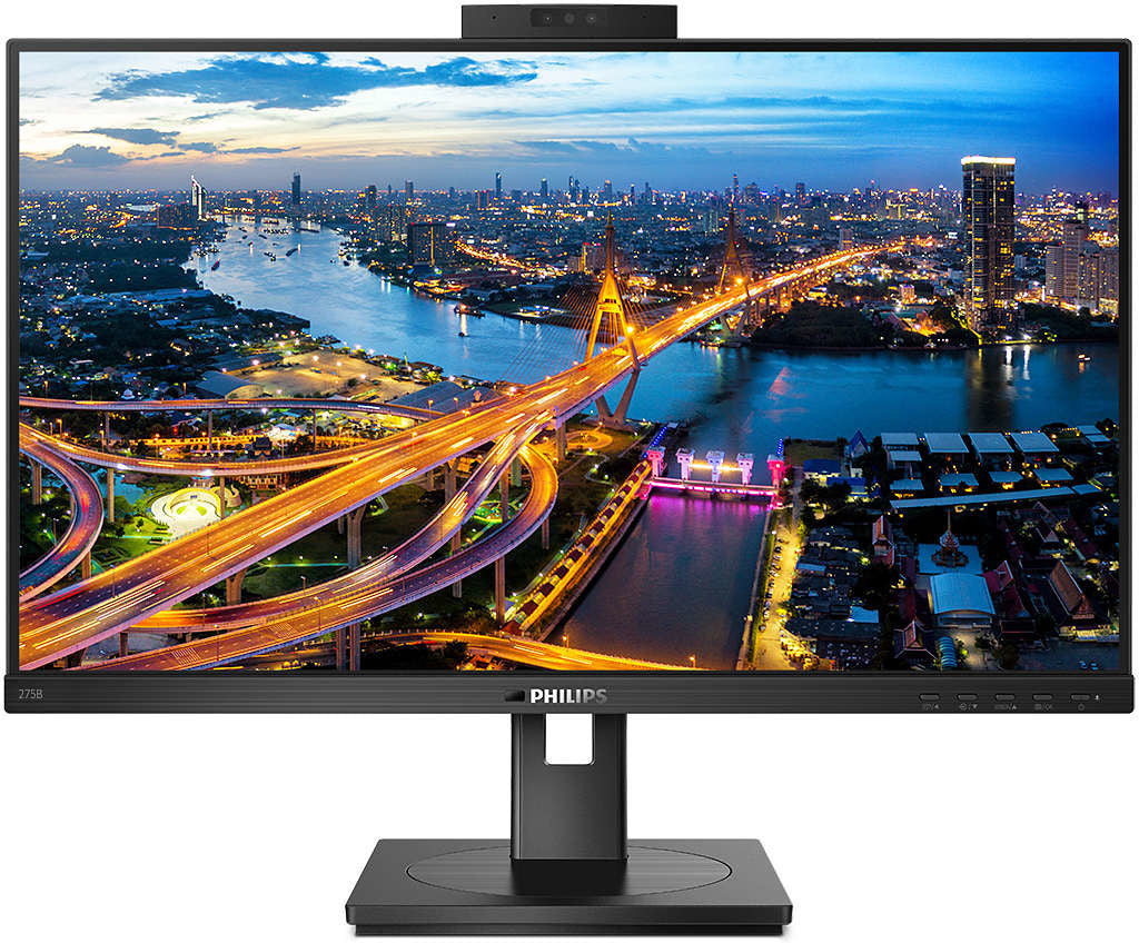 WQHD monitor with webcam AOC Philips B Line 275B1H/00 27" LED IPS Flicker free