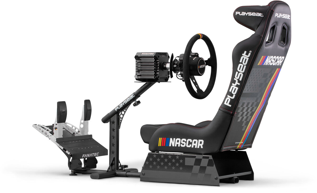 Gaming Stuhl mit Lenkradhalterung und Pedalhalterung Playseat Pro Evolution - NASCAR Edition Schwarz