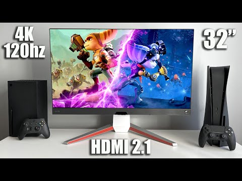 4K Ultra HD Monitor BenQ MOBIUZ EX3210U 32" 144Hz 1ms Weiß LED