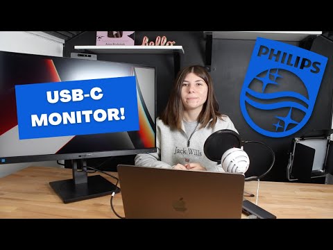 WQHD monitor with webcam Philips 27B1U5601H 27" IPS LCD flicker free