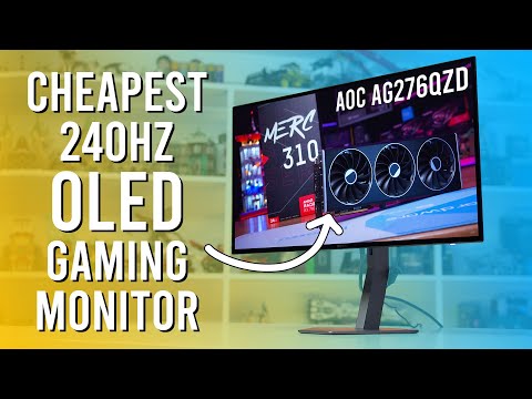 WQHD Gaming Monitor AOC AG276QZD 27" 240Hz 0.03ms