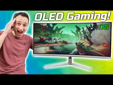 Curved UWQHD Gaming Monitor Philips Evnia 34M2C8600 34" 0.1ms 175Hz Weiß OLED Flicker free Gekrümmt