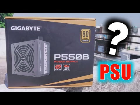 550 watt PC power supply Gigabyte P550B 550W 80 Plus Bronze