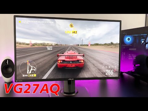 WQHD Gaming Monitor Asus TUF Gaming VG27AQ 27" 165Hz 1ms IPS LED HDR10 LCD AMD FreeSync Flicker free NVIDIA G-SYNC