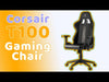 Laden und spielen Sie das Video im Galerie-Viewer ab, Gaming Stuhl Corsair TC100 Relaxed Kunstleder schwarz