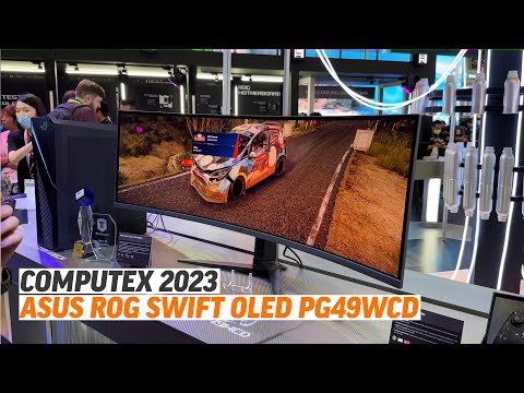 Curved DQHD Monitor Asus ROG Swift OLED PG49WCD 49" 144Hz 0.03ms Curved