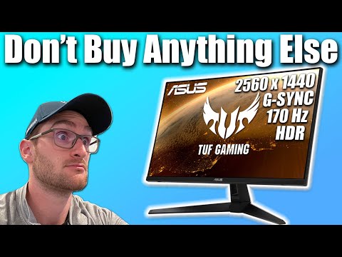 WQHD Gaming Monitor Asus TUF Gaming VG27AQA1A 27" 170Hz 1ms LED HDR10 VA AMD FreeSync Flicker free