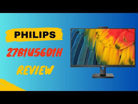 WQHD monitor with webcam Philips 27B1U5601H 27" IPS LCD flicker free